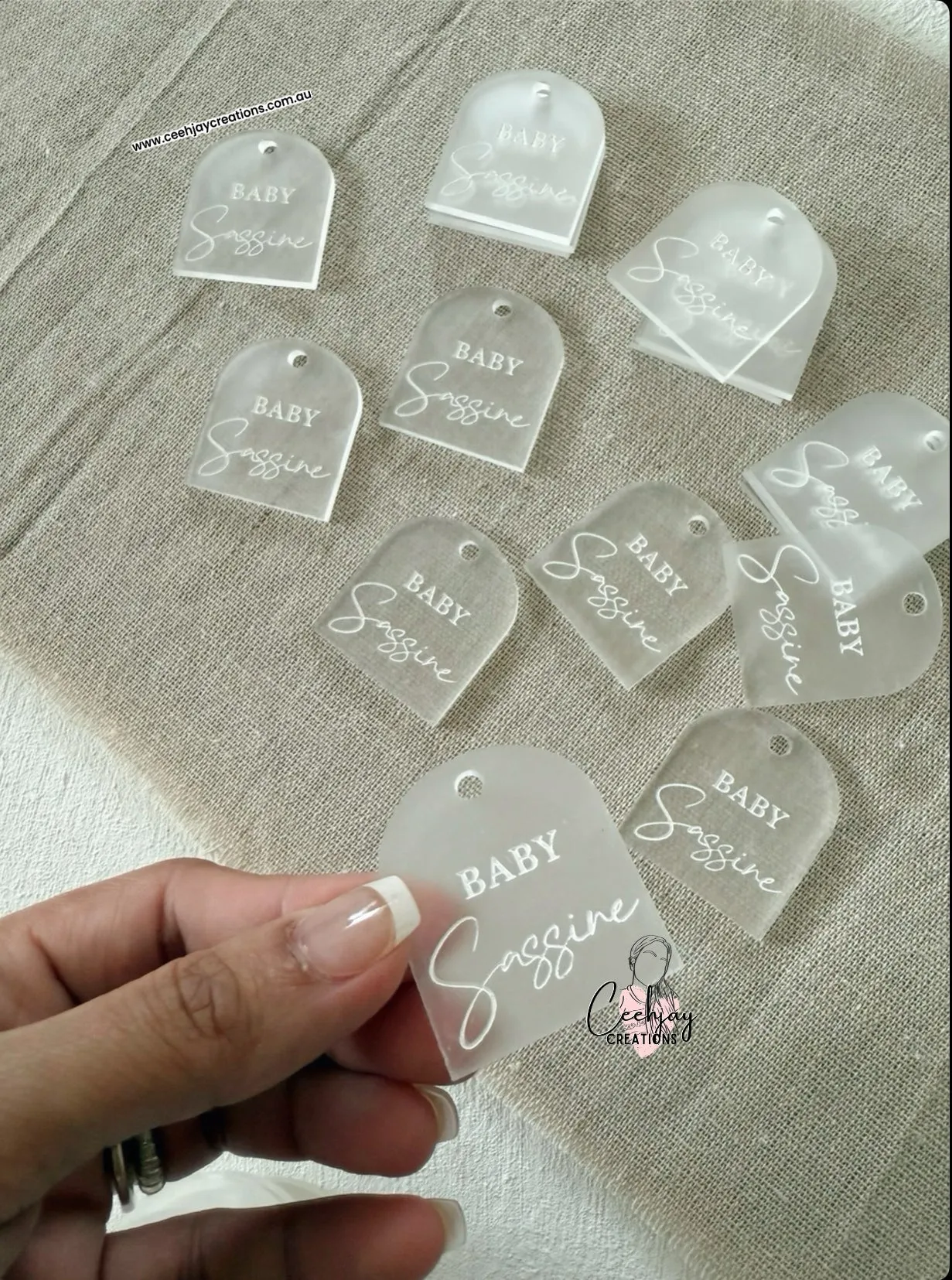 Acrylic Tags