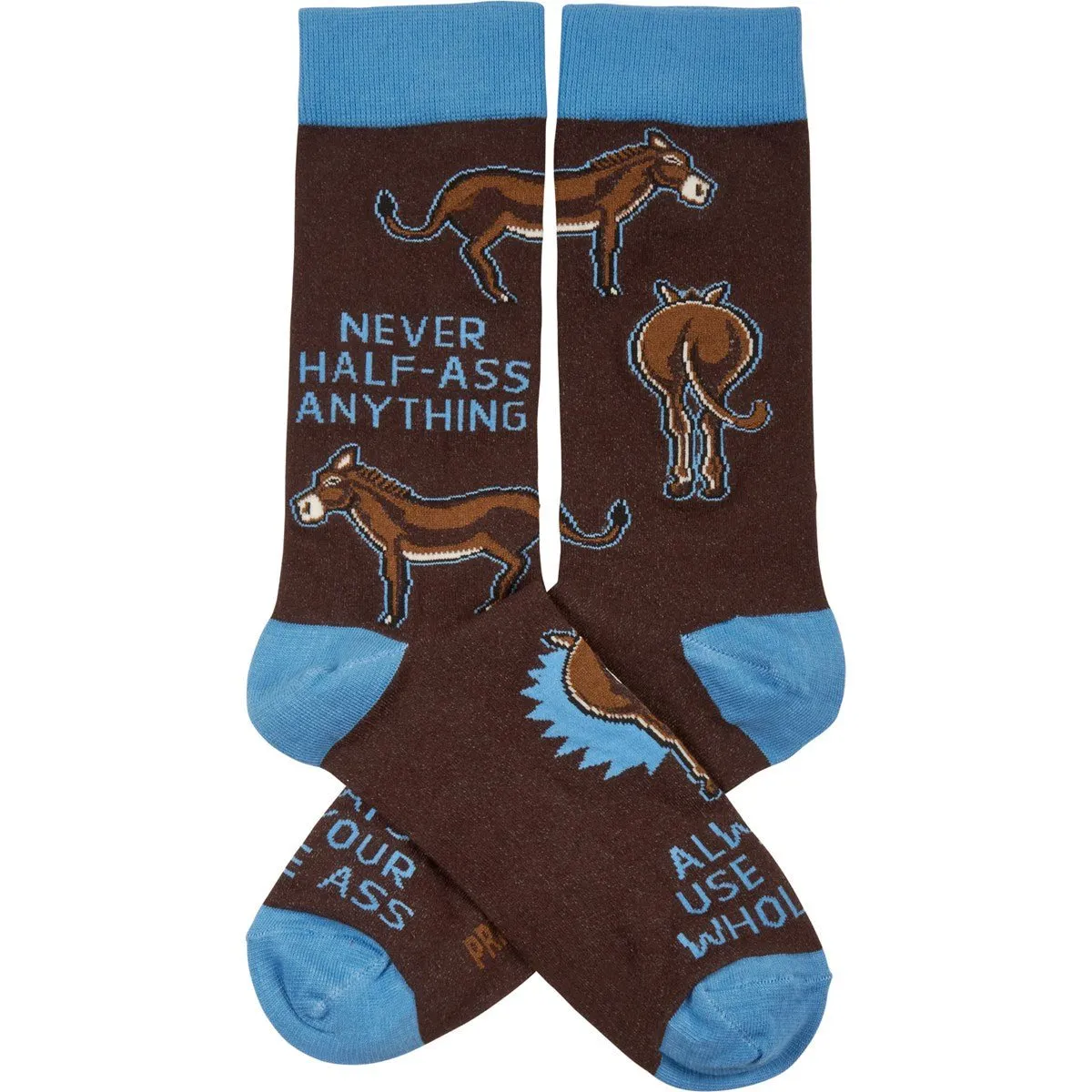 Always Use Your Whole Ass Funny Socks | Snarky Unisex Socks