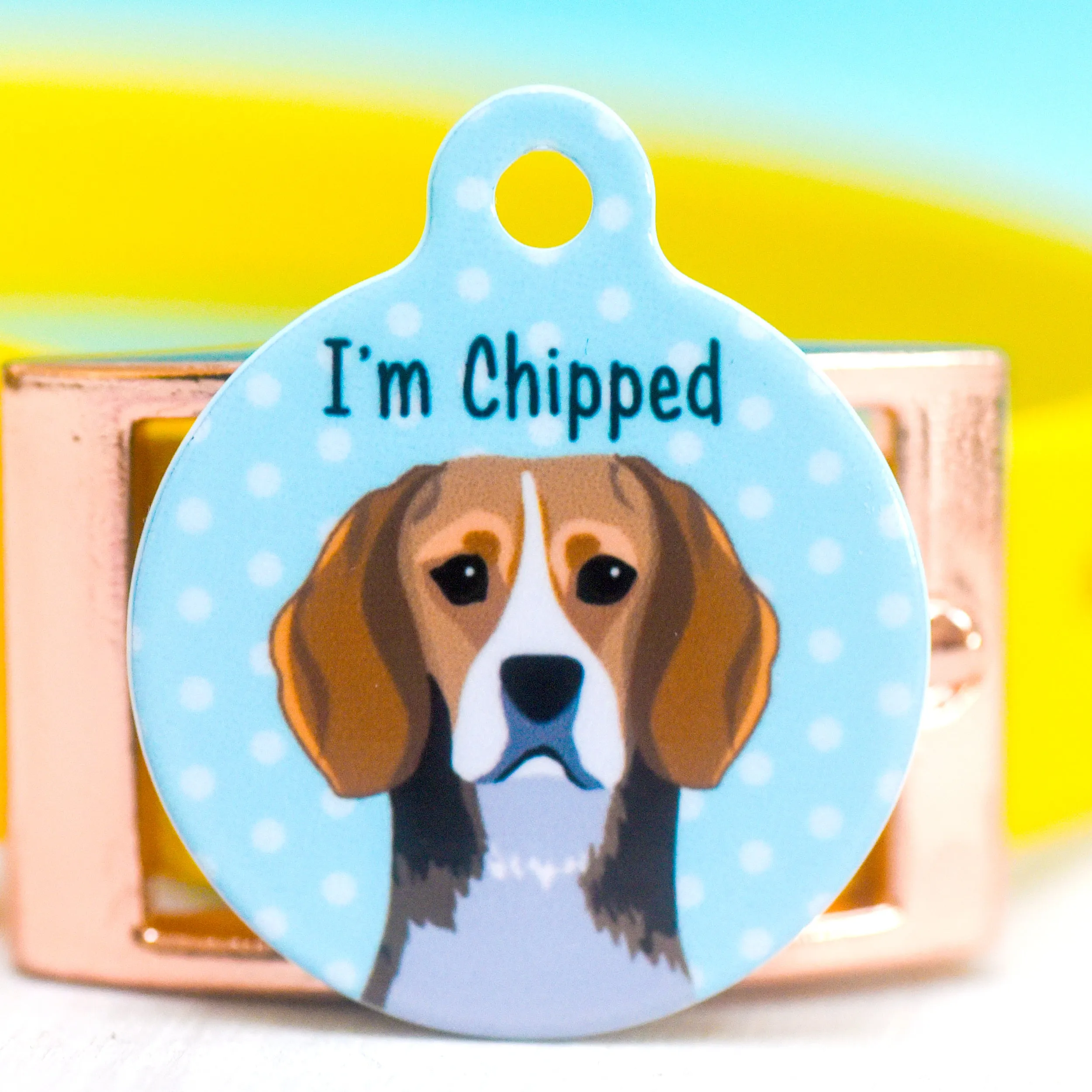 Beagle Personalised Dog Id Tag