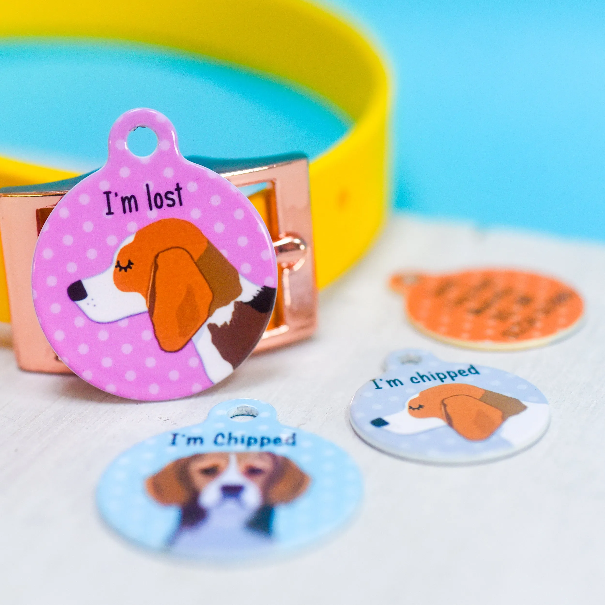 Beagle Personalised Dog Id Tag