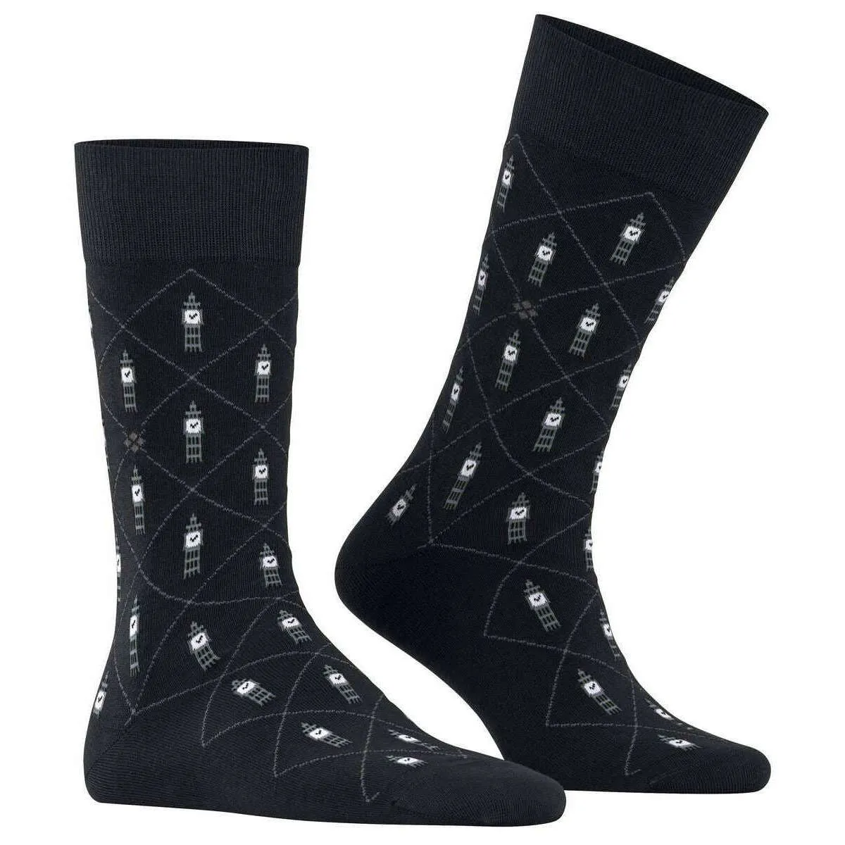 Burlington Big Ben Socks - Black