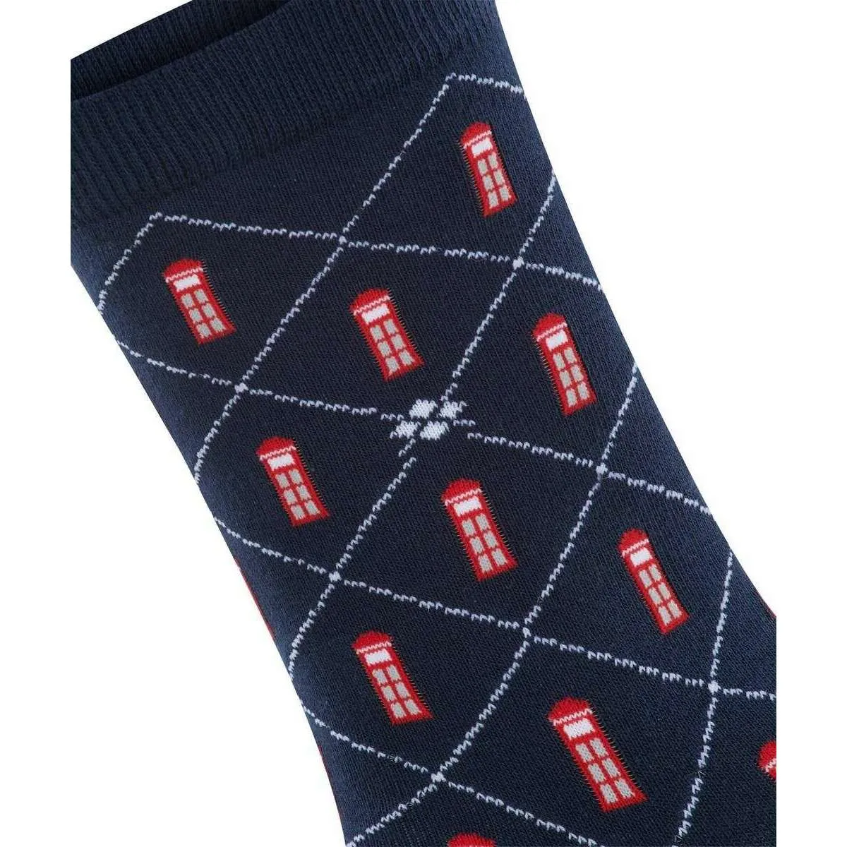 Burlington Navy Phone Booth Socks