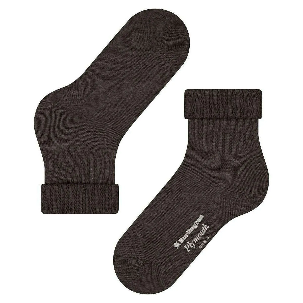 Burlington Plymouth Socks - Dark Brown