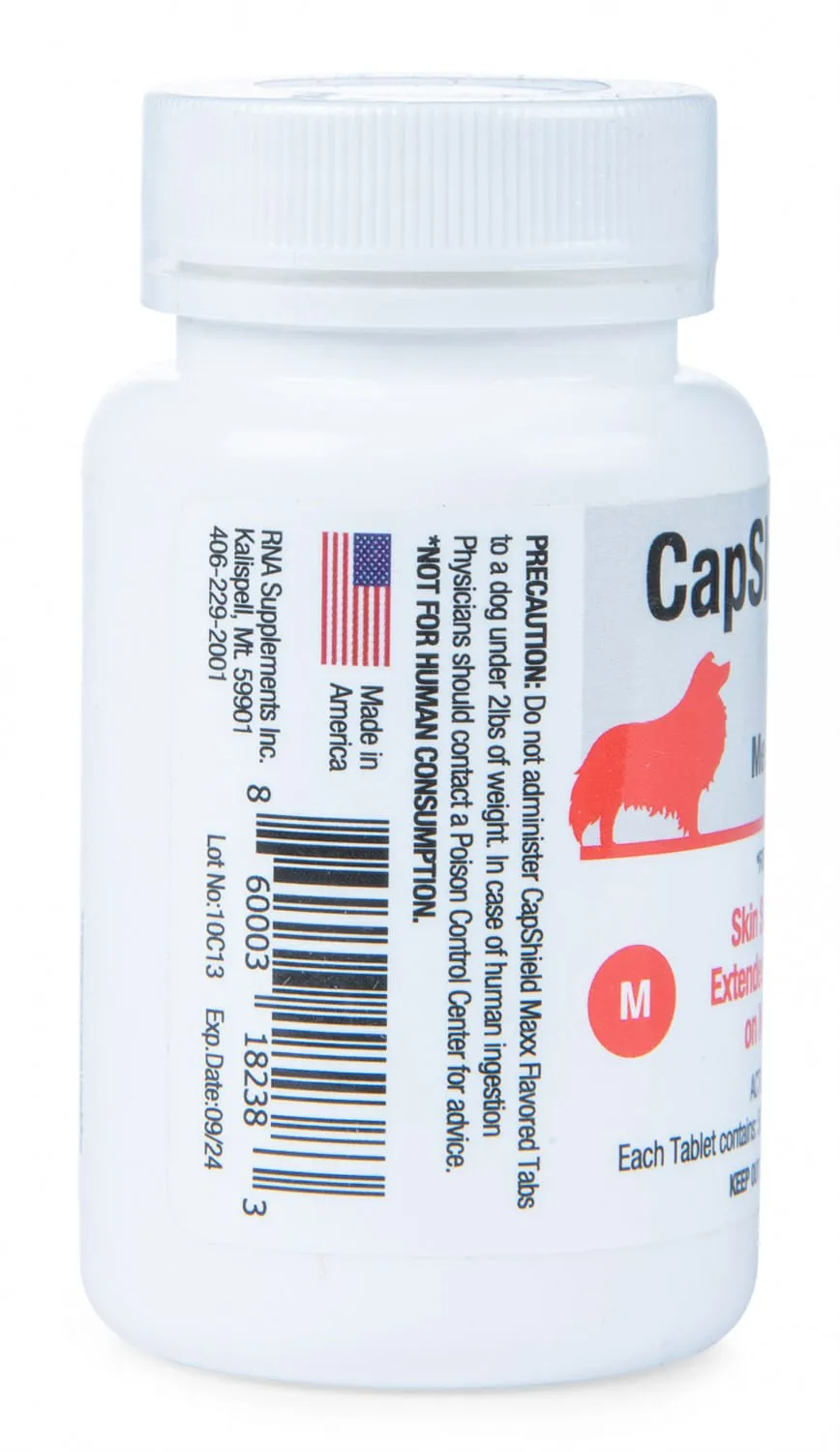 CapShield Maxx Flavored Tabs for Dogs