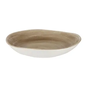 Churchill Stonecast Patina Antique Organic Round Bowls Taupe 253mm (Pack of 12) - HC804