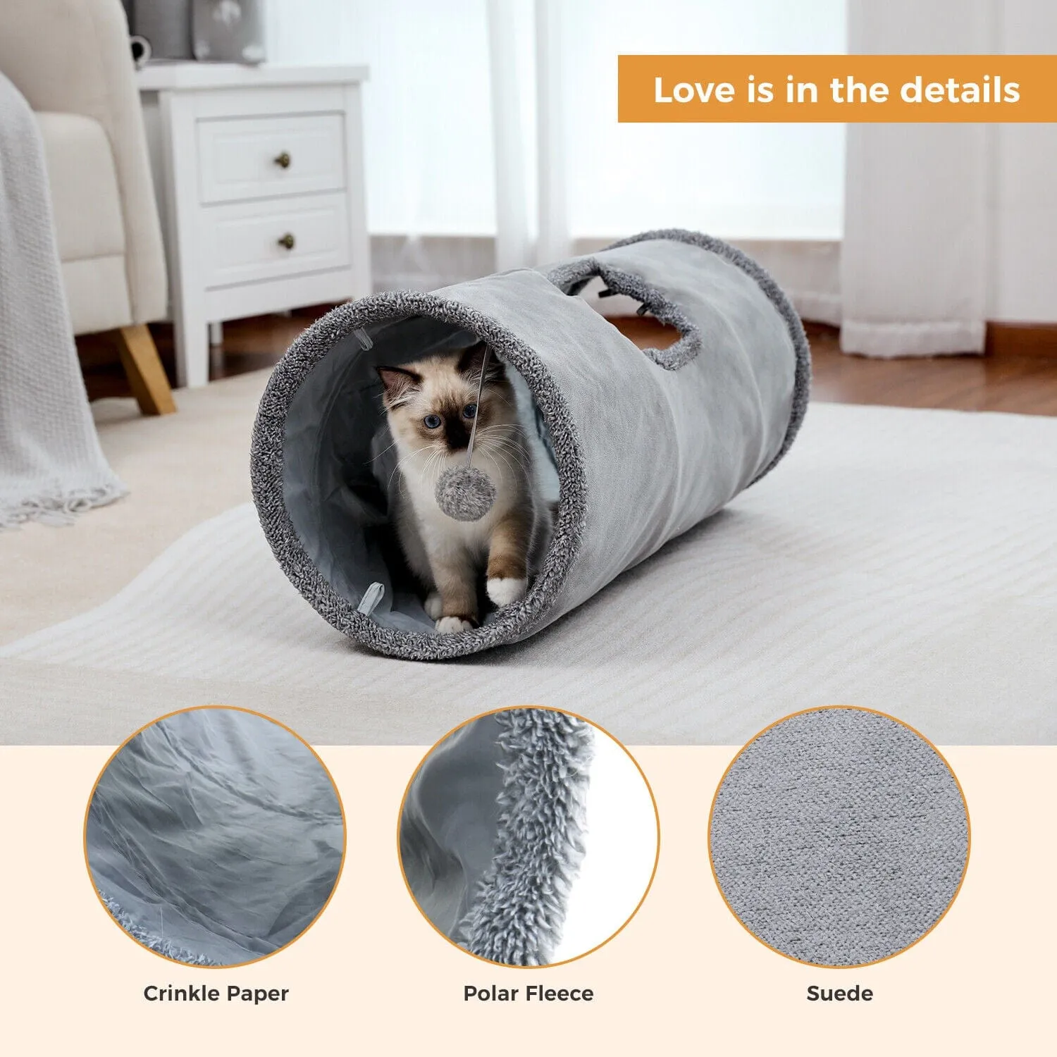 Collapsible Cat Tunnel 2 Windows