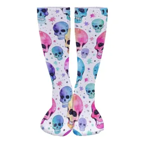 Colorful Skulls Soft & Comfortable Thick Socks