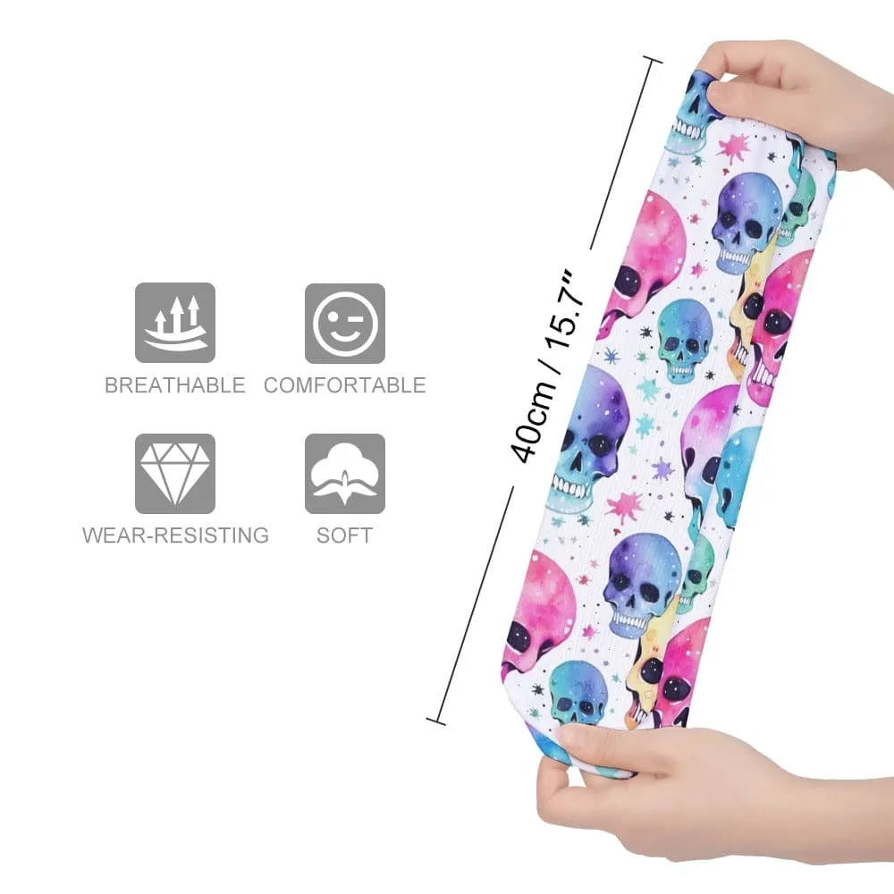 Colorful Skulls Soft & Comfortable Thick Socks