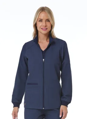 Comfy Warm-Up Jacket by Maevn XS-3XL  / HEATHER NAVY