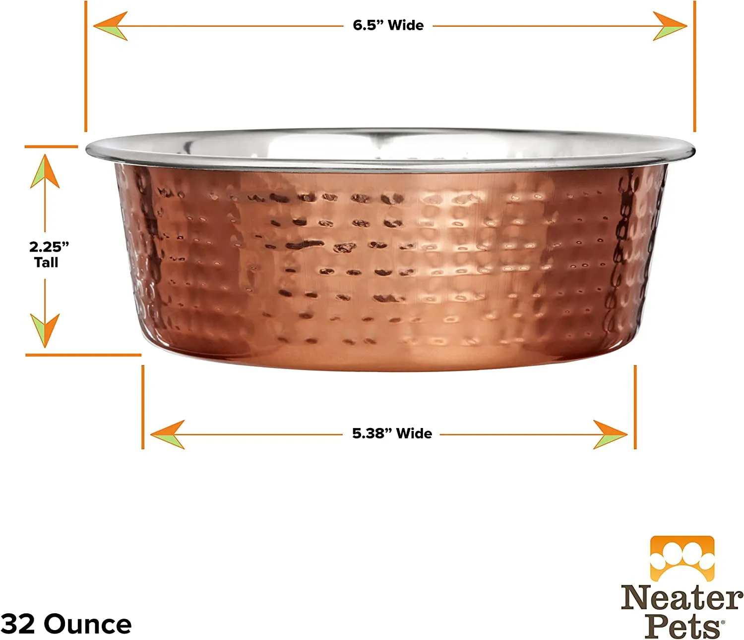 Copper Harmony Dining Bowls - Meet Copper Companions! 🐾🧡