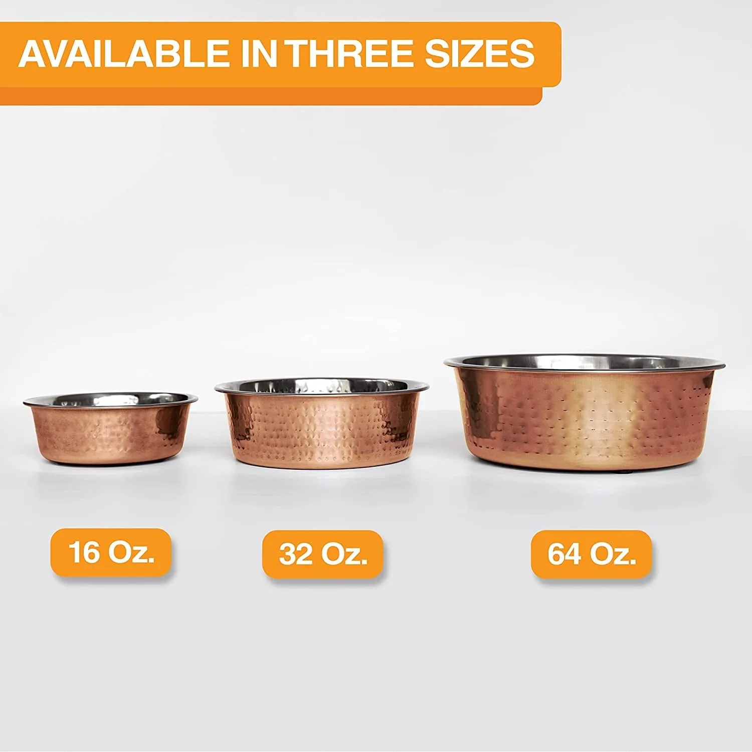 Copper Harmony Dining Bowls - Meet Copper Companions! 🐾🧡