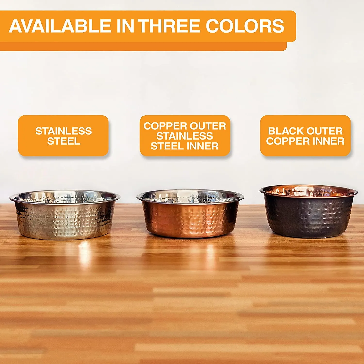 Copper Harmony Dining Bowls - Meet Copper Companions! 🐾🧡