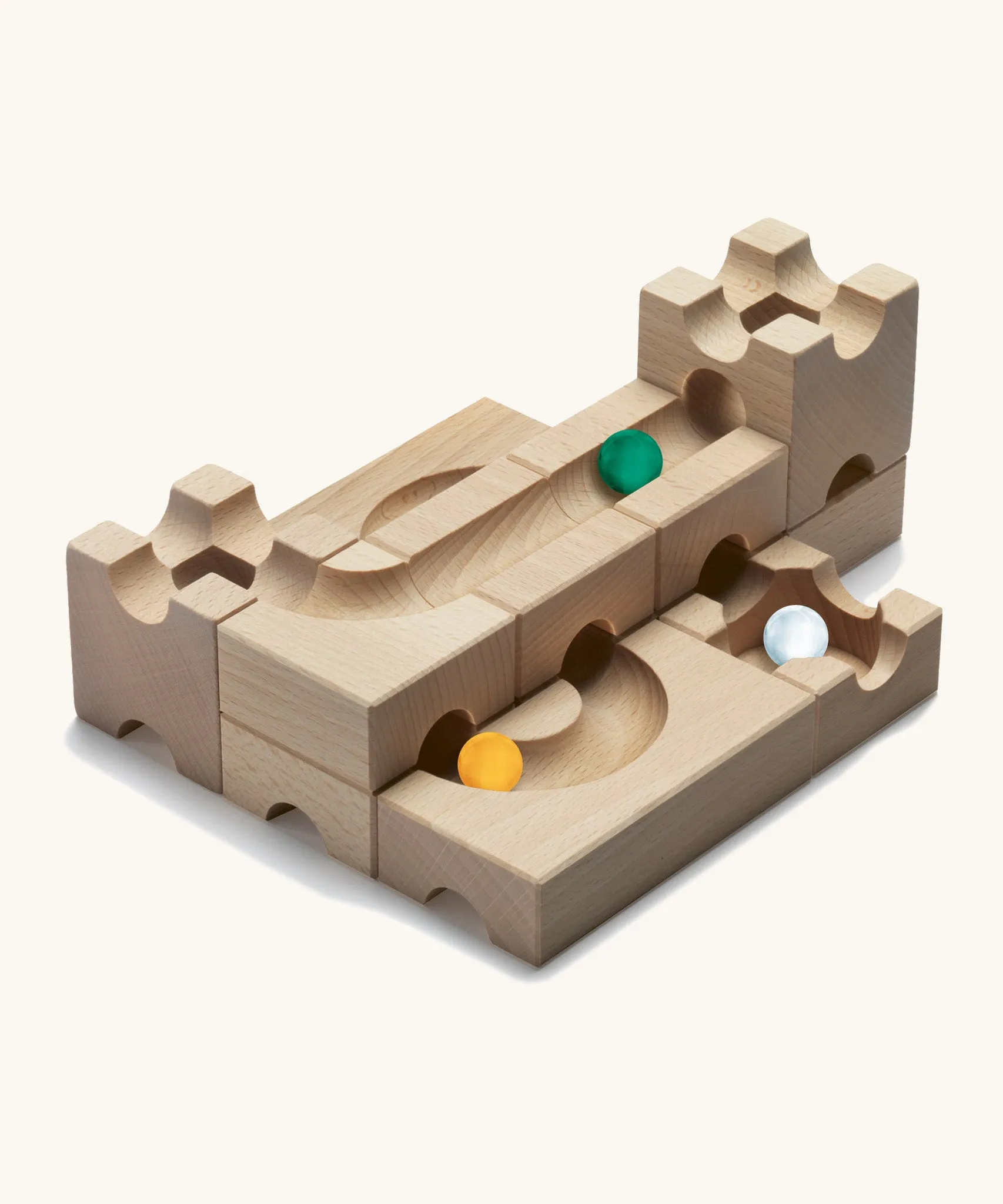 Cuboro Sub Wooden Marble Run Set