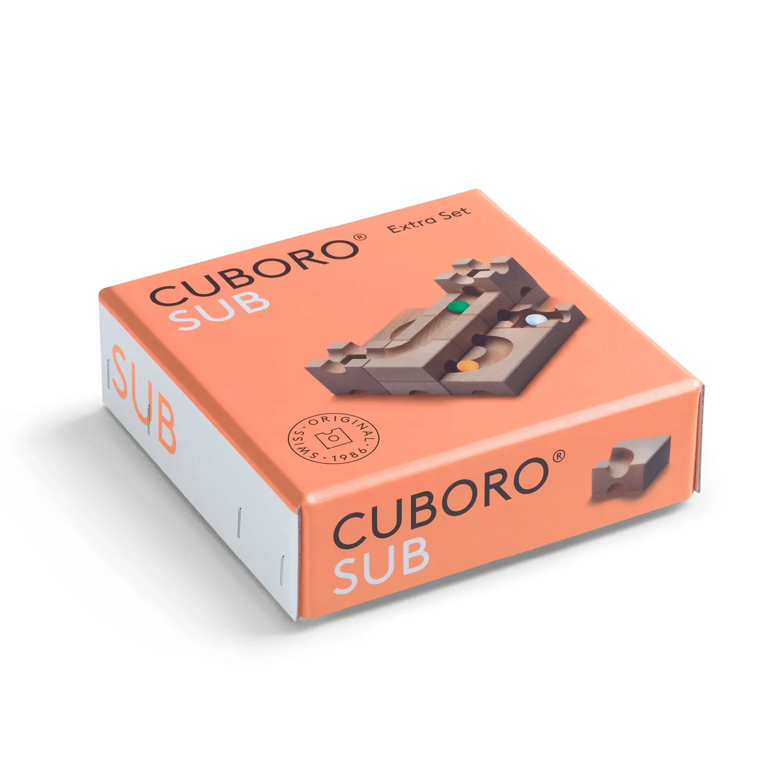 Cuboro Sub Wooden Marble Run Set