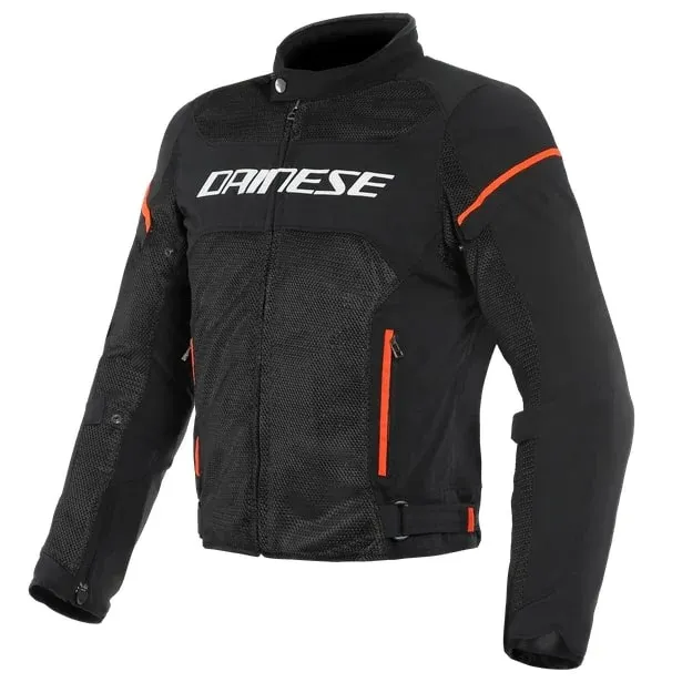 DAINESE AIR FRAME D1 BLACK/WHITE/FLURO RED TEXTILE JACKET