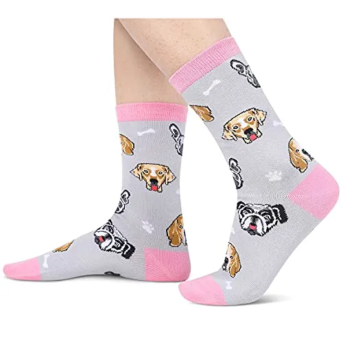 Dog Gifts For Women Lovely Animals Socks Gift For Dog Lover Valentine's Birthdays Gift For Her Dog Mom Socks