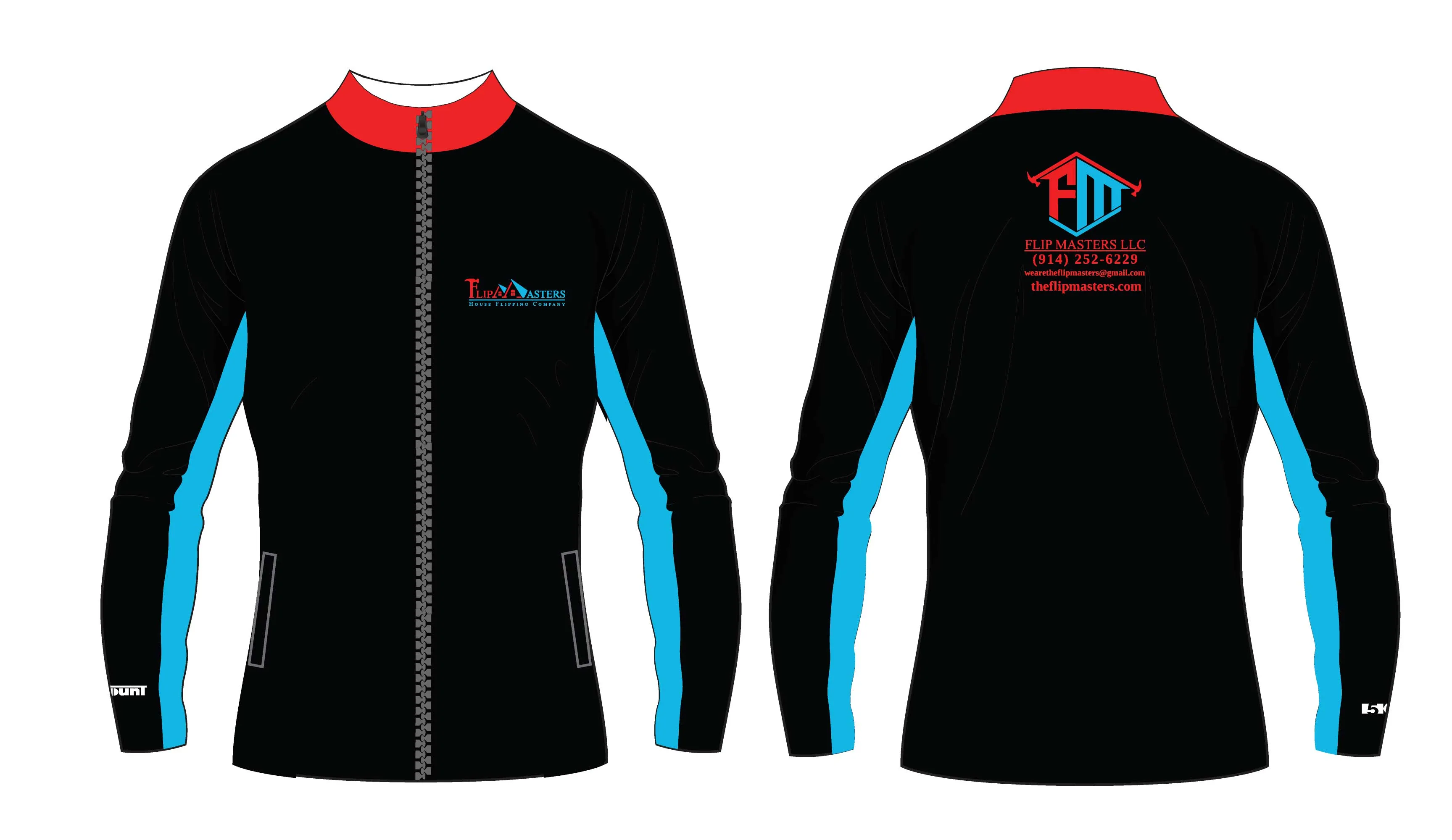 Flip Masters Sublimated Full-Zip Warm Up Jacket