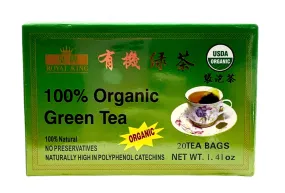 Green Tea 100% Organic | 20 Bags