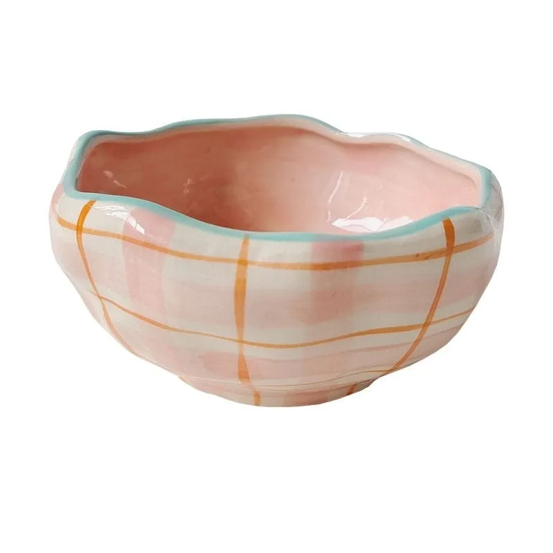 Hand Painted Irregular Ceramic Bowls