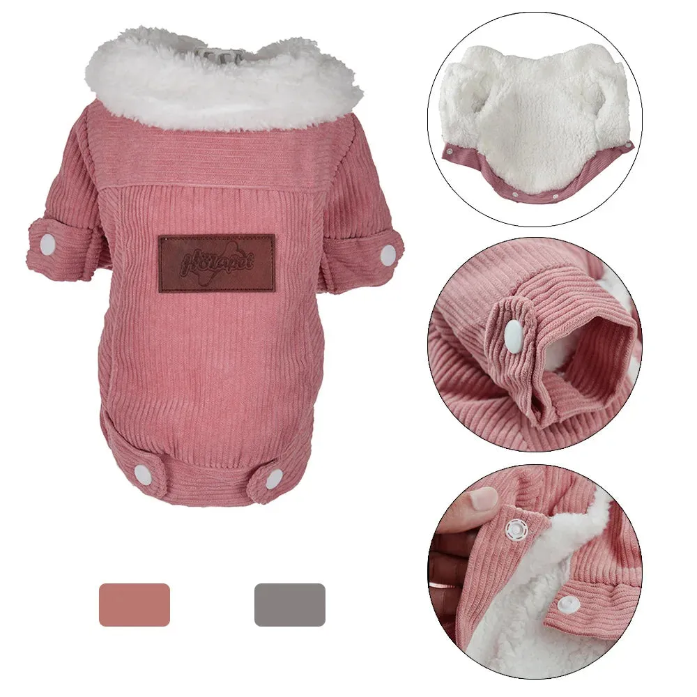 HOLAPET Warm Dog Coat