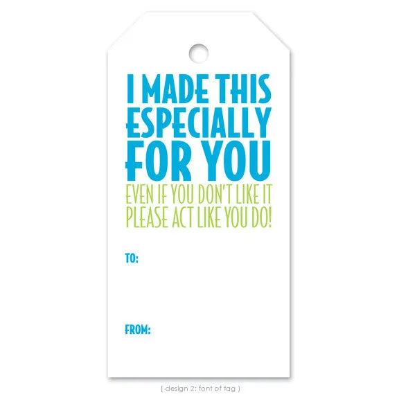 Humor Set 2, Gift Tag