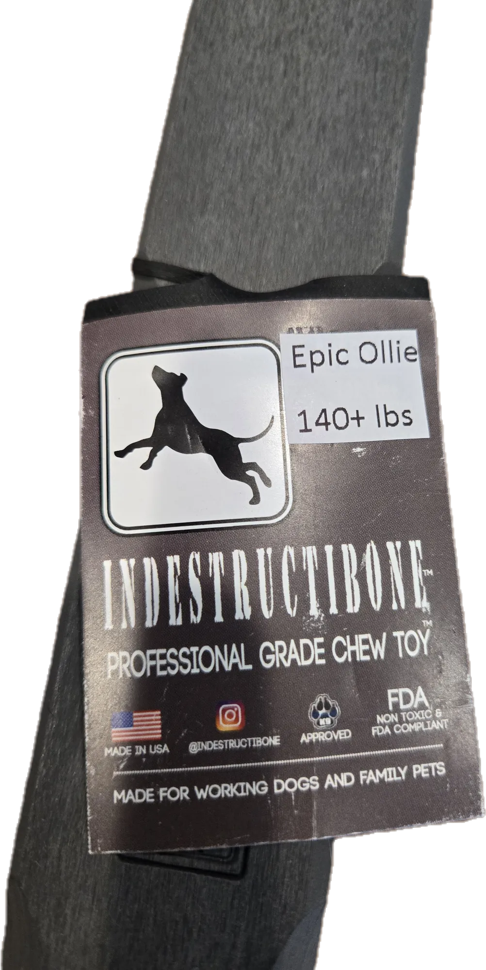 Indestructibone Professional Epic Ollie Solid for dogs 140lbs  