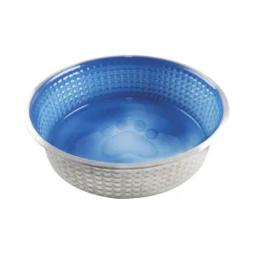 Indipets Jack & Jill XLarge Ocean Blue Bowl for Dogs 74oz