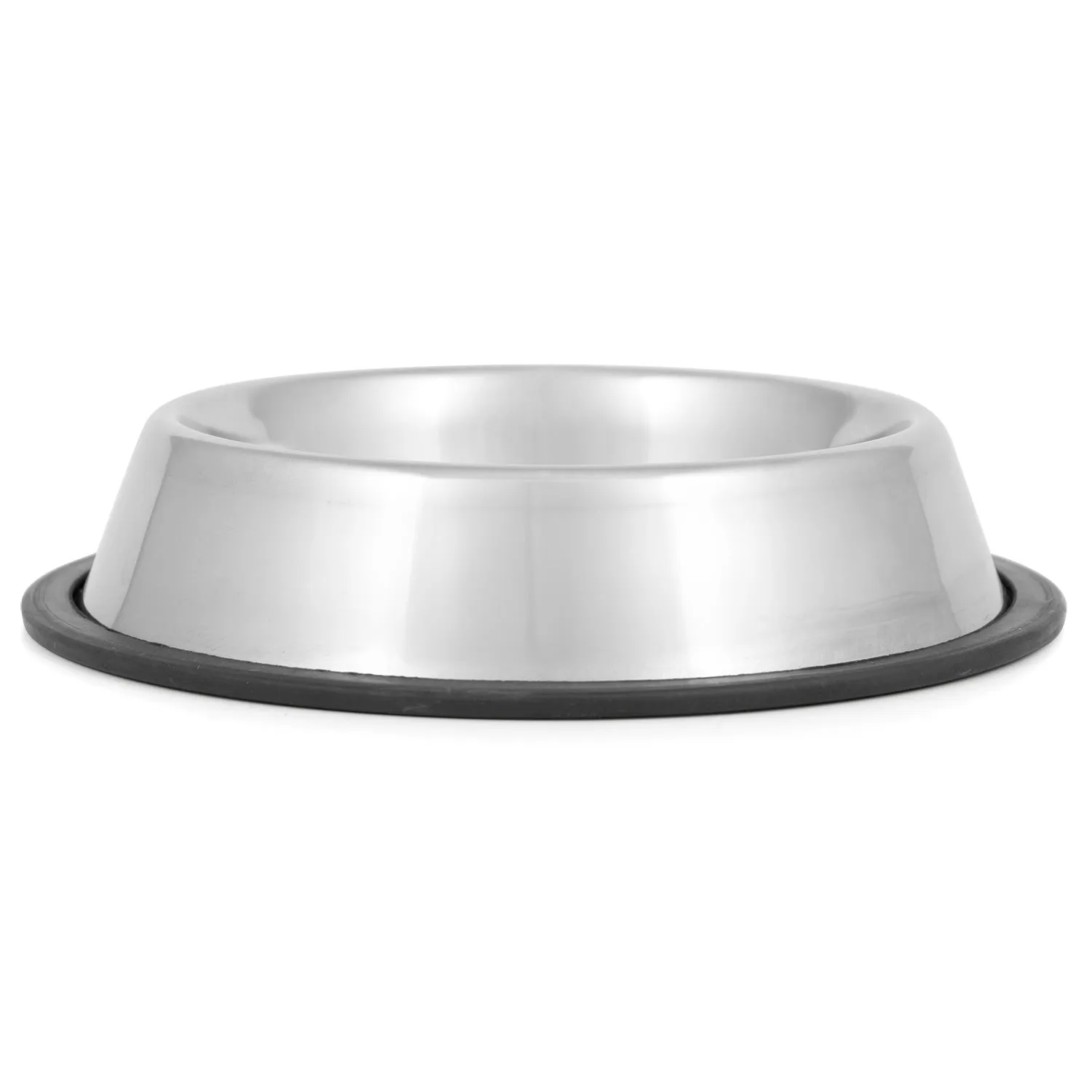 Jeffers No-Skid/No-Tip Stainless Steel Pet Bowls