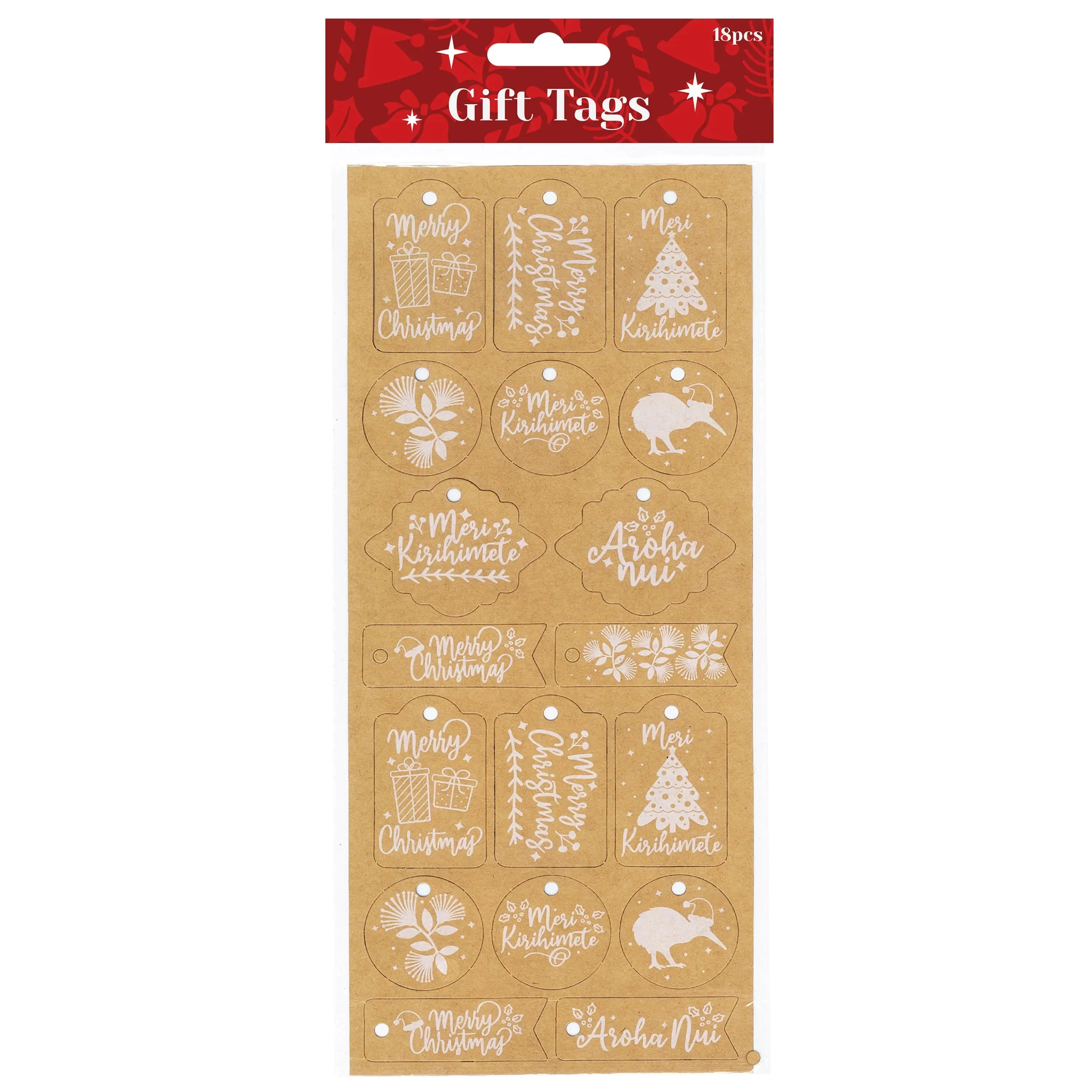 Kiwi Christmas Gift Tags