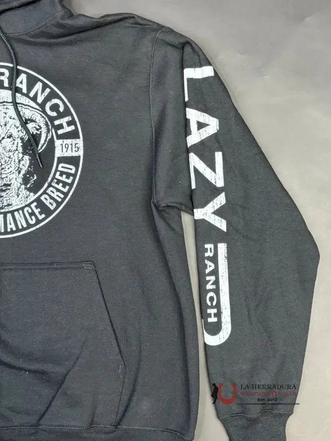 LAZY J RANCH BLACK HOODIE