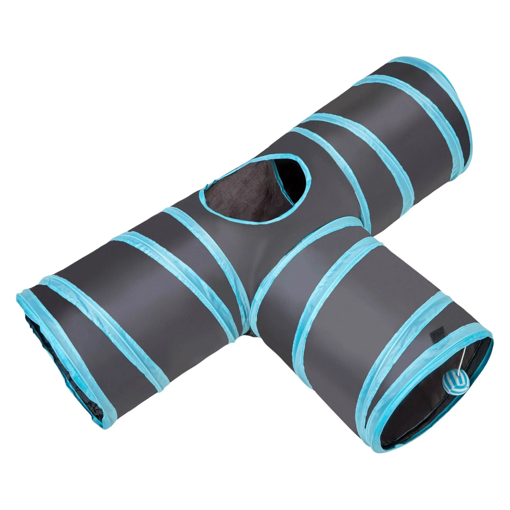 Lexi & Me Cat Tunnel Black/ Blue