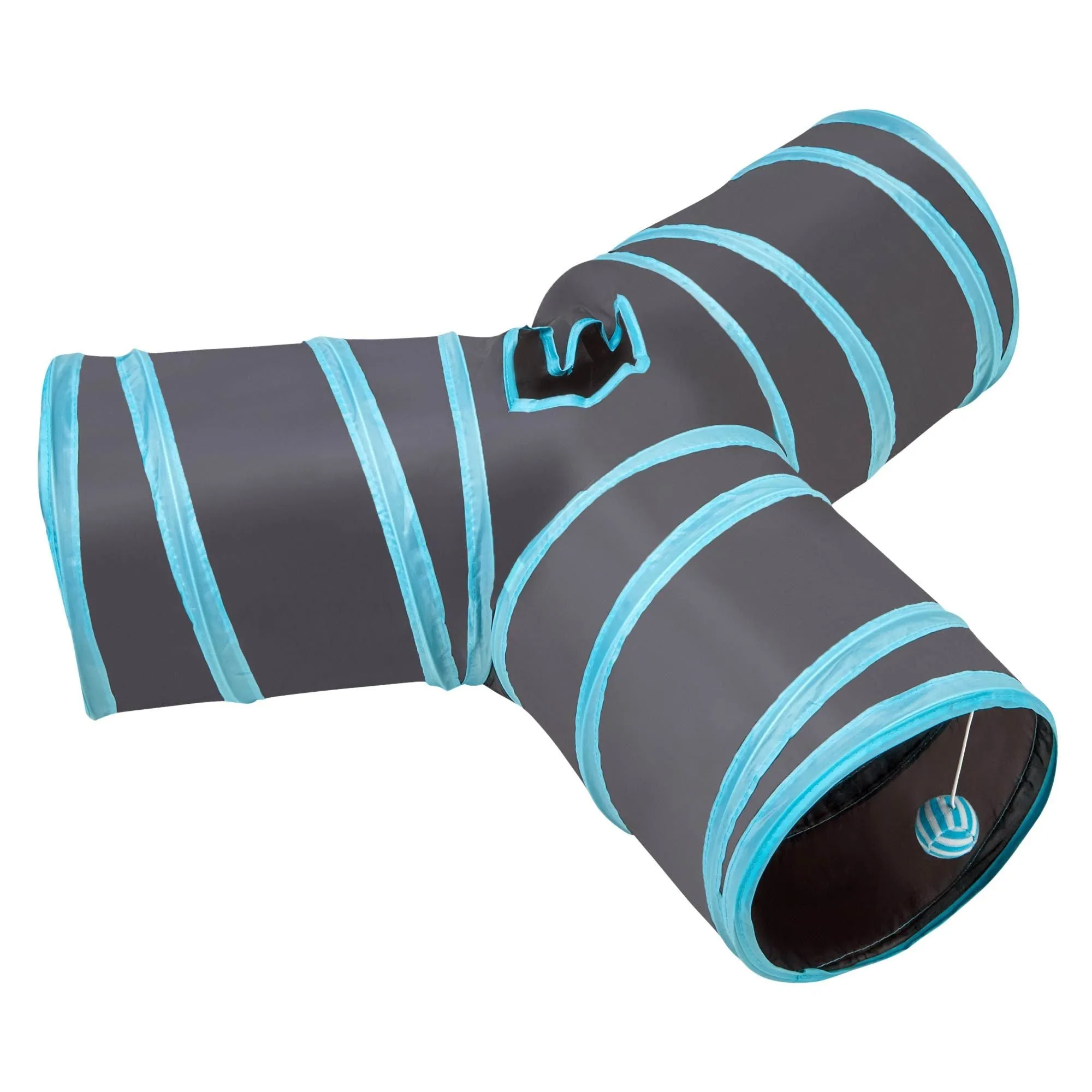 Lexi & Me Cat Tunnel Black/ Blue