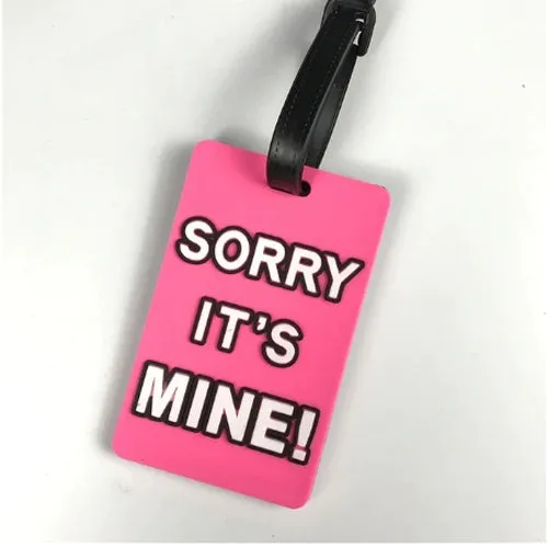 Luggage Tag Suitcase Identifier for Travel -  SORRY IT'S MINE