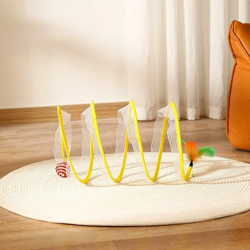 Open Fun Cat Tunnel Toy