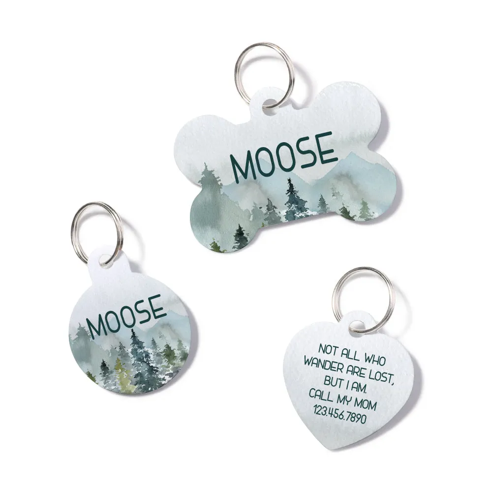 Personalized Landscape Pet ID Tag