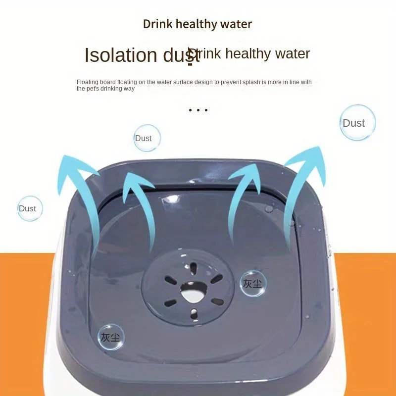 Portable No Spill 1L Pet Water Dispenser for Travel