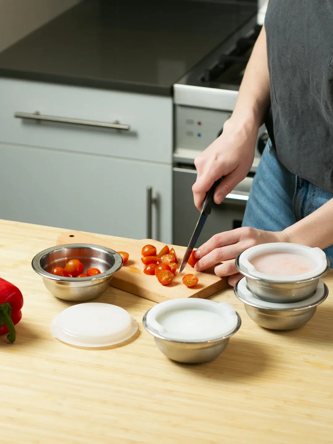 Prep Bowls With Lids (Set Of 4)