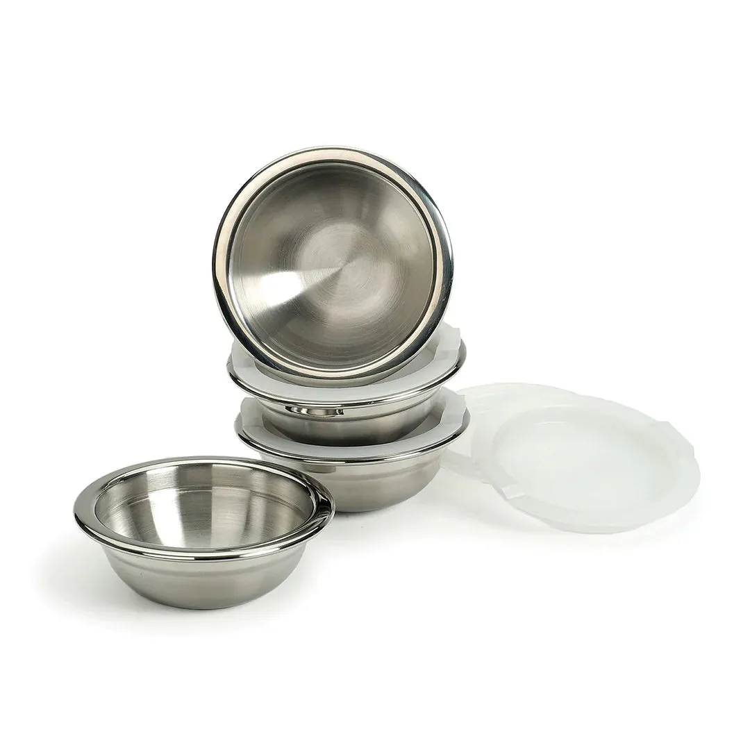 Prep Bowls With Lids (Set Of 4)