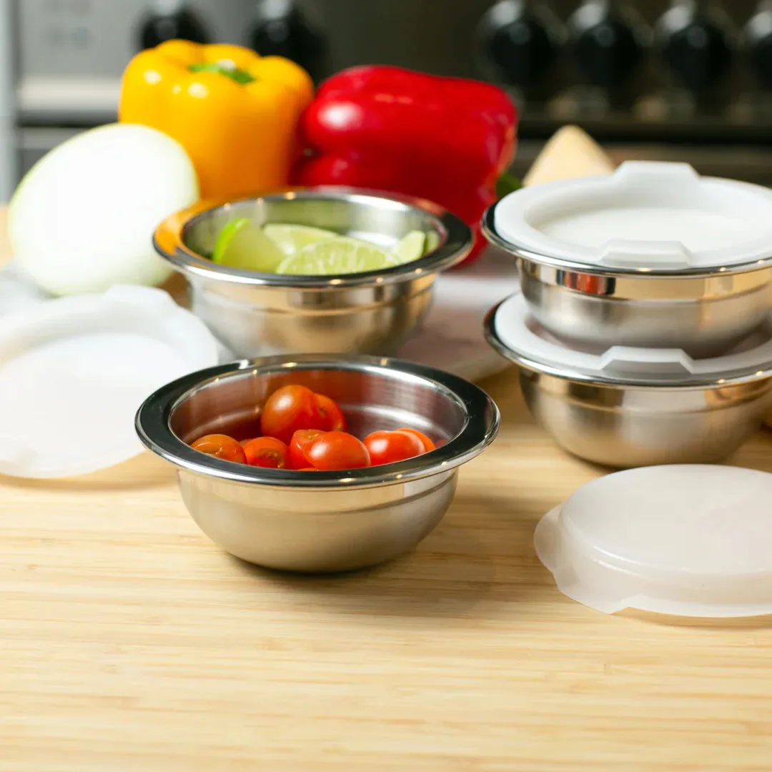 Prep Bowls With Lids (Set Of 4)