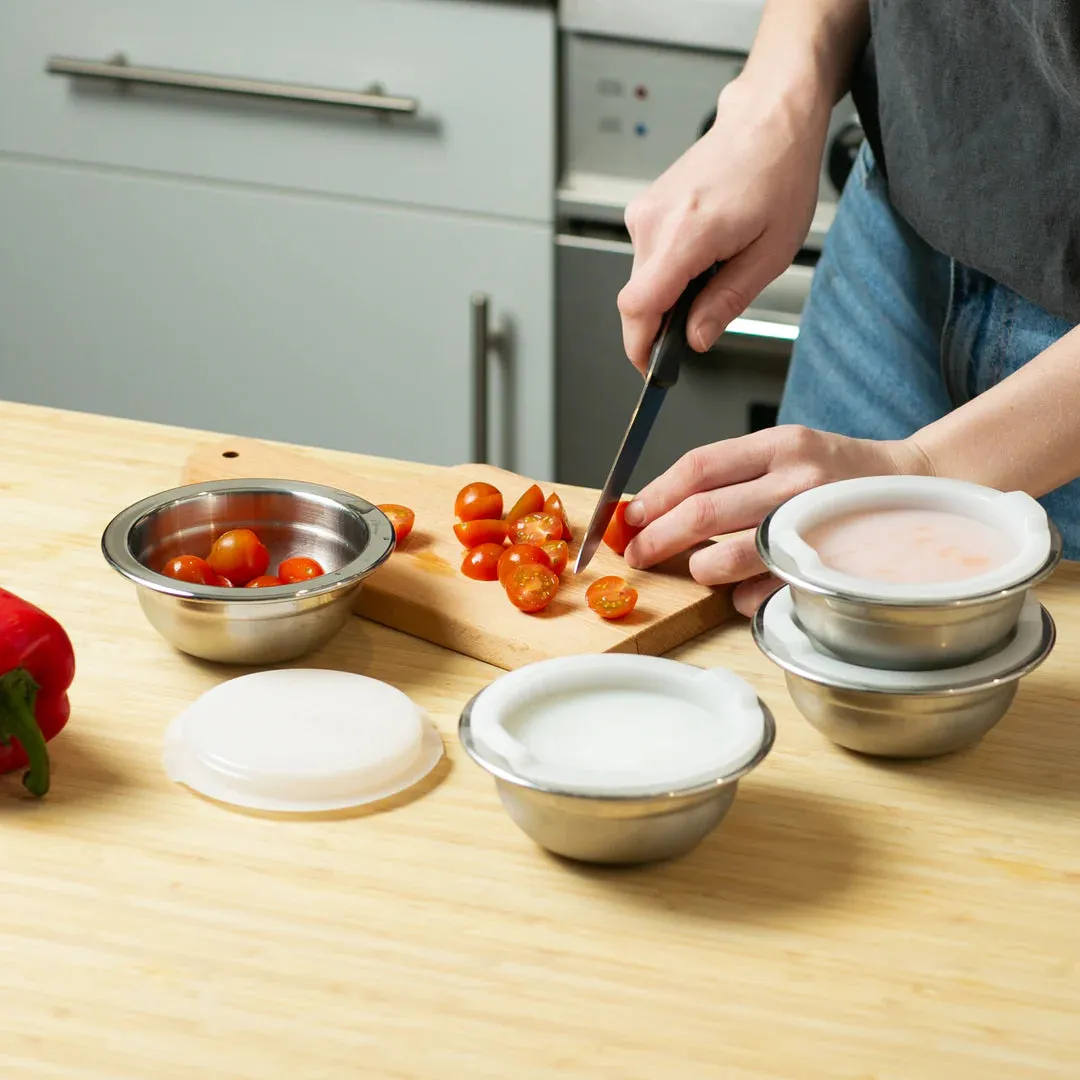 Prep Bowls With Lids (Set Of 4)