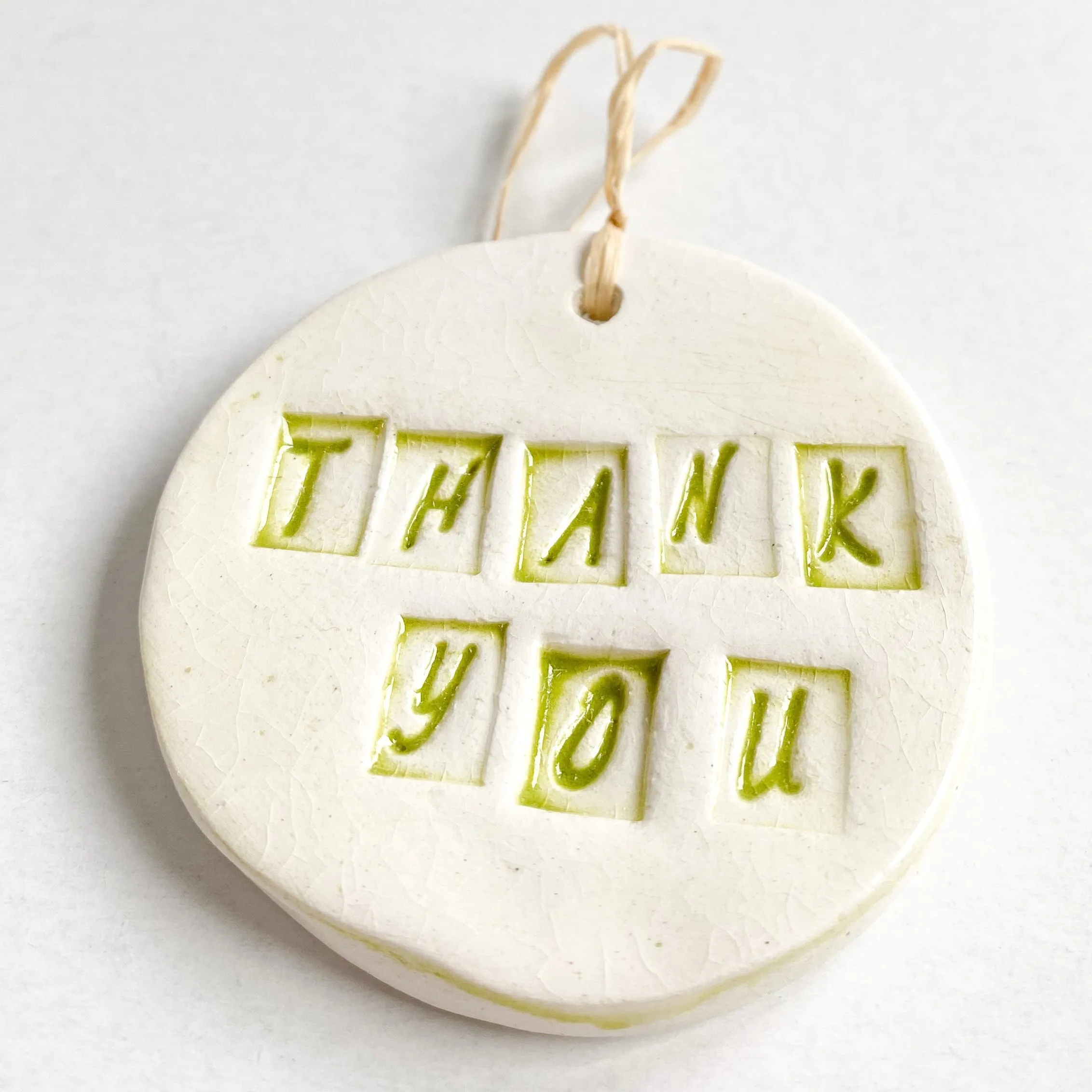 (Re)-Gift Tags - Thank You (Green)