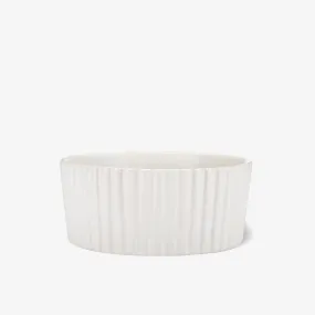 Ripple Ceramic Dog Bowl