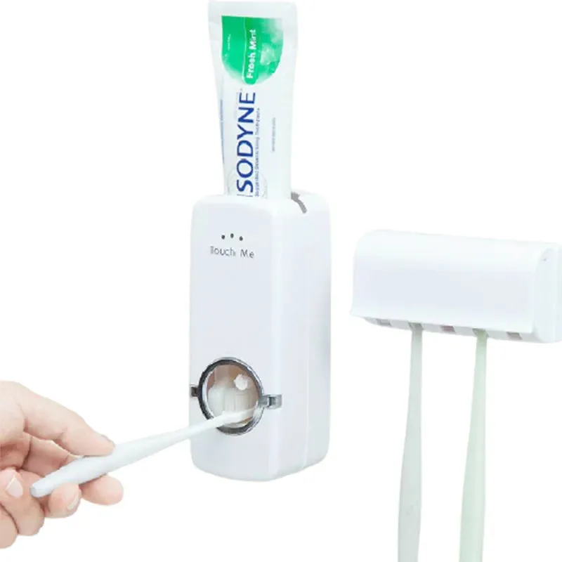 SqueezeEase™ Toothpaste Squeezer & Holder Set