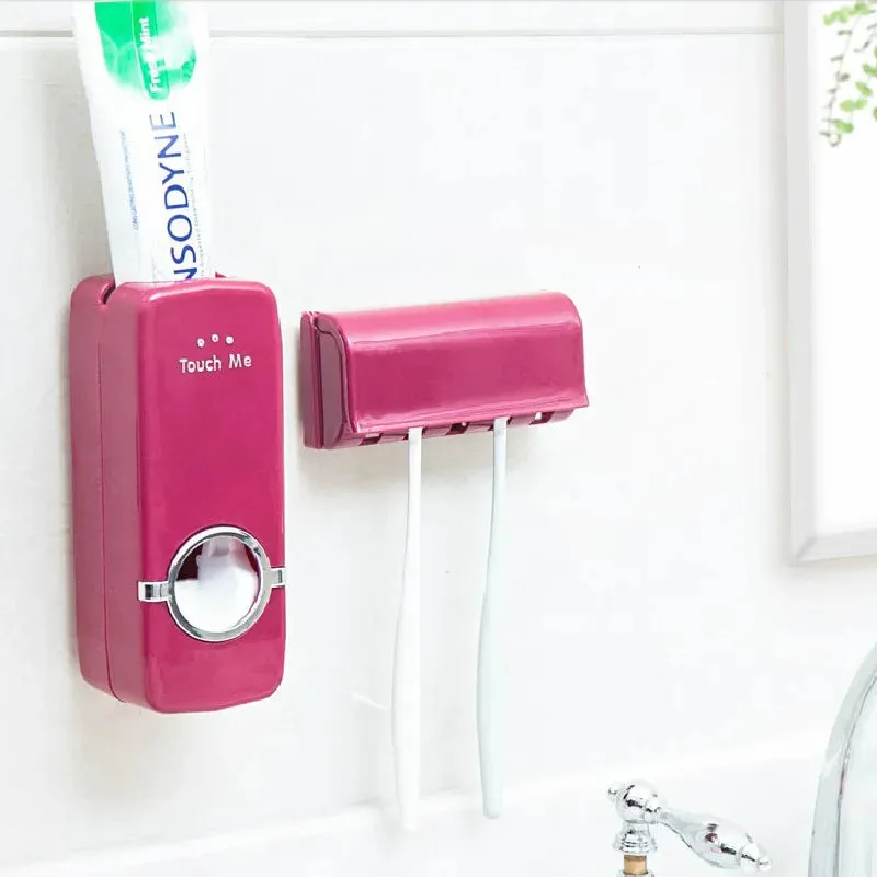 SqueezeEase™ Toothpaste Squeezer & Holder Set