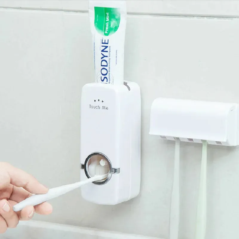 SqueezeEase™ Toothpaste Squeezer & Holder Set