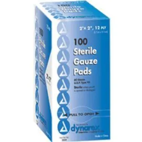 Sterile Gauze Pad 2" x 2", 12-Ply