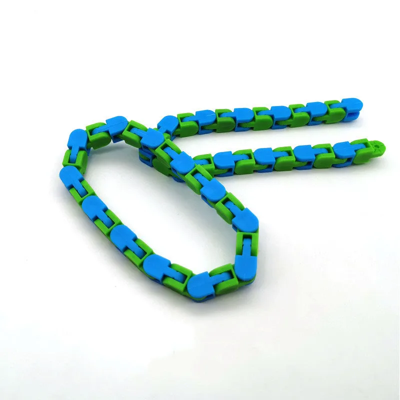 Stress-Relieving Bike Chain Fidget Bracelet for Adults and Students