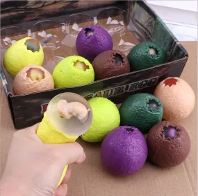 Stress-Relieving Dinosaur Egg Squishy Toys, TO0058