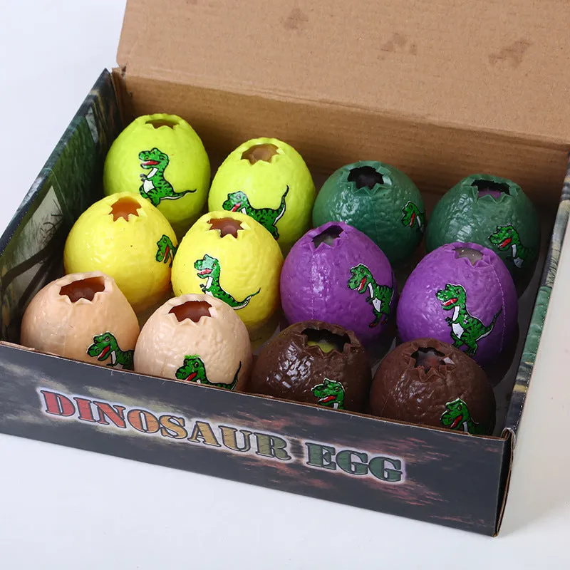 Stress-Relieving Dinosaur Egg Squishy Toys, TO0058