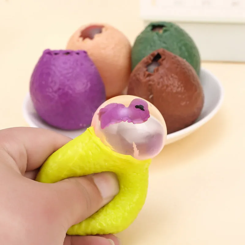 Stress-Relieving Dinosaur Egg Squishy Toys, TO0058